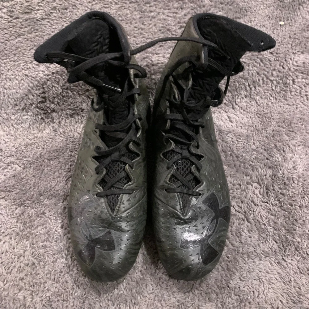 Under Armour Highlight MC‎ Mens Football Cleats Black High Top 1277683-001  10US